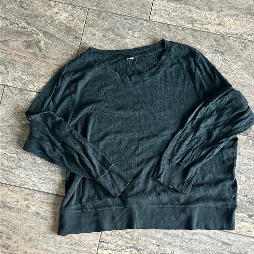 ONLY Forest Green Textured Knit Top